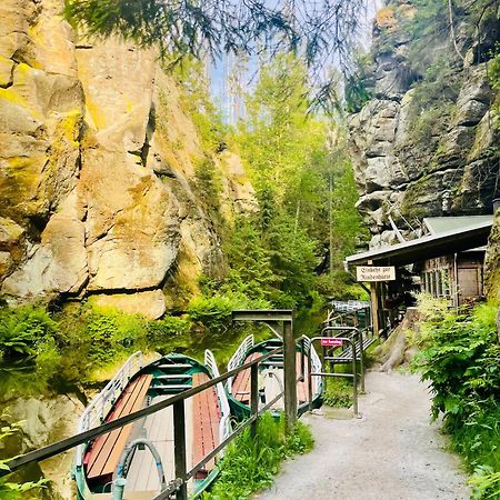 Ferienhaus Winterbergblick, Saechsische Schweiz Hinterhermsdorf Zewnętrze zdjęcie