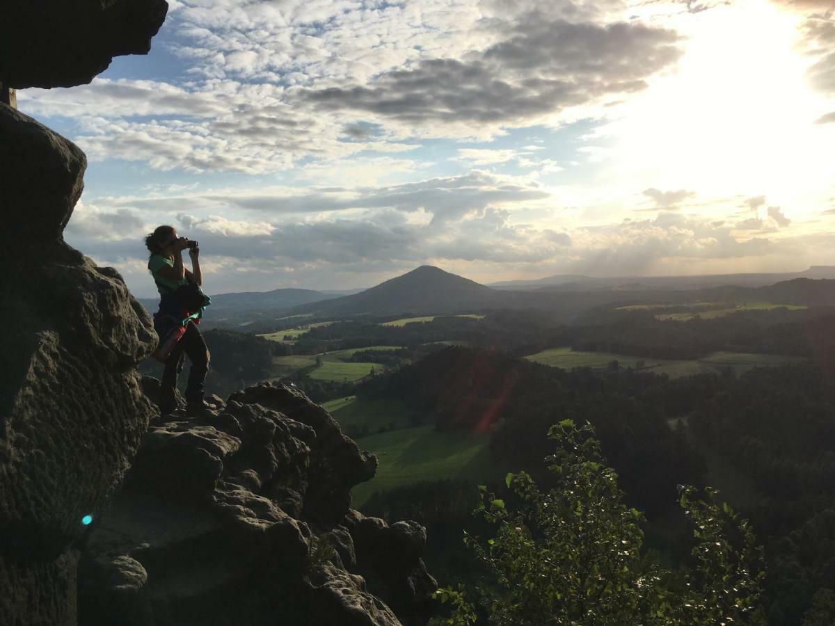 Ferienhaus Winterbergblick, Saechsische Schweiz Hinterhermsdorf Zewnętrze zdjęcie